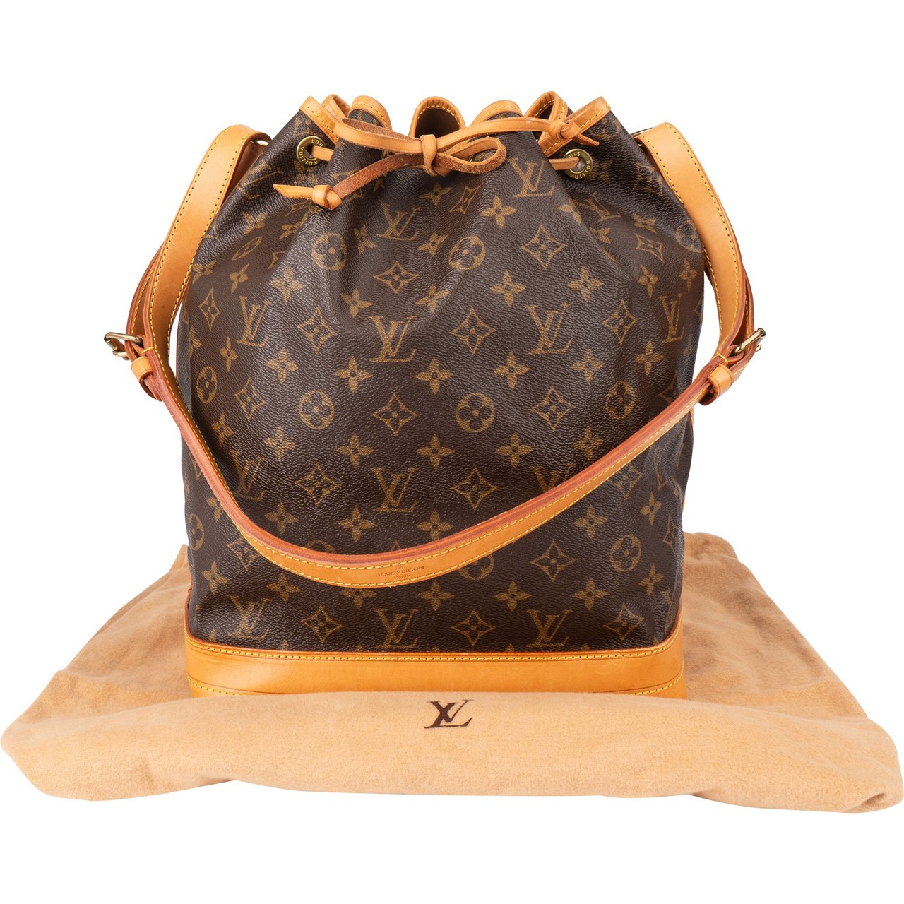Louis Vuitton Louis Vuitton Canvas Monogram Sac Noe Grande Shoulder Bag Bruin