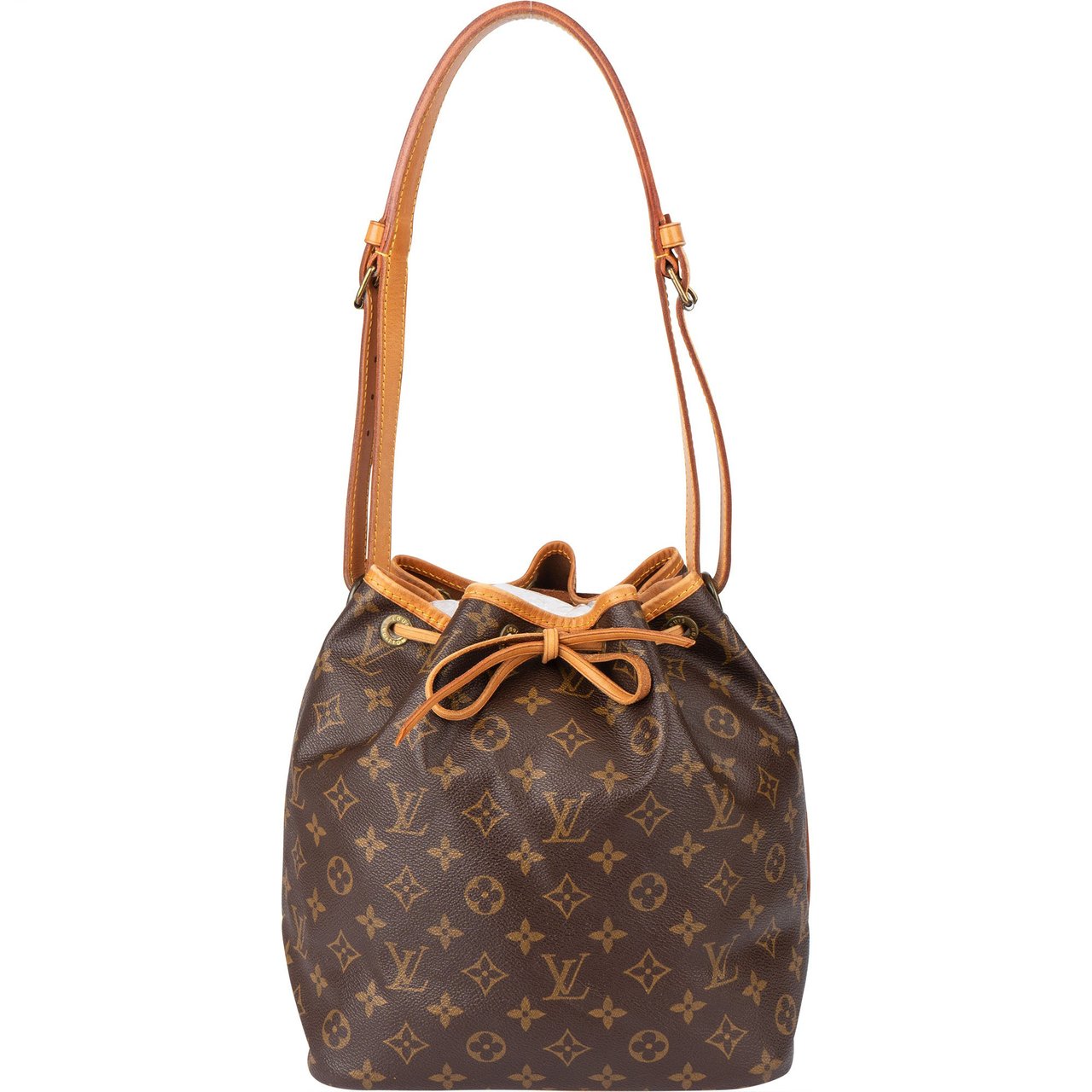 Louis Vuitton Louis Vuitton Canvas Monogram Sac Noe Petit Shoulder Bag Bruin