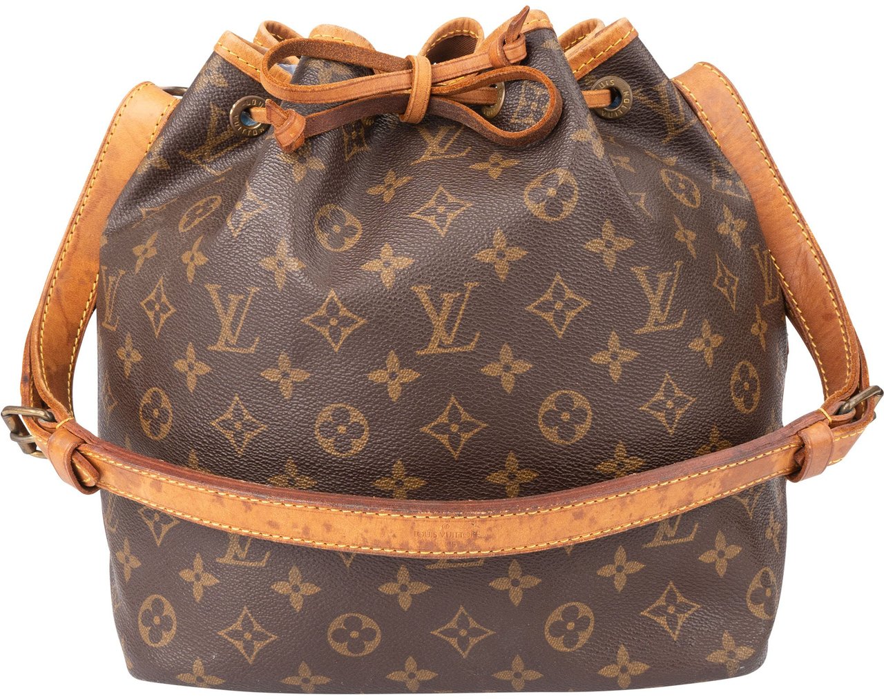 Louis Vuitton Louis Vuitton Canvas Monogram Sac Noe Petit Shoulder Bag Bruin