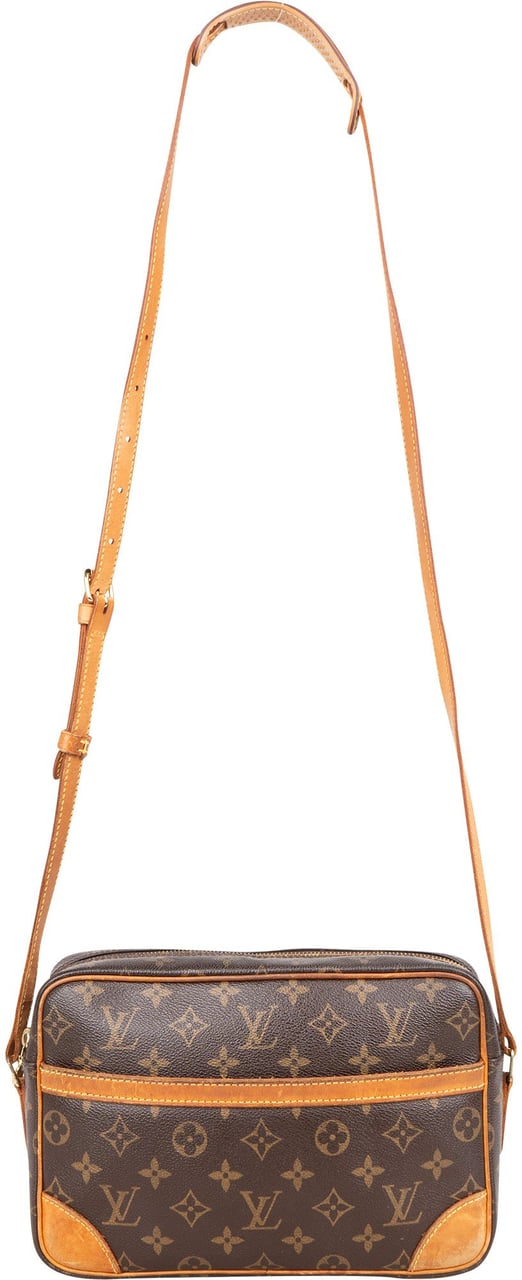 Louis Vuitton Louis Vuitton Canvas Monogram Trocadero 27 Crossbody Bag Bruin