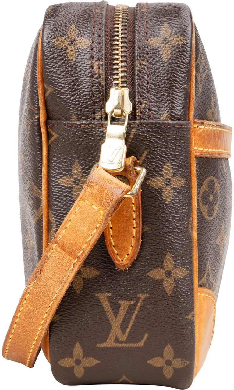 Louis Vuitton Louis Vuitton Canvas Monogram Trocadero 27 Crossbody Bag Bruin