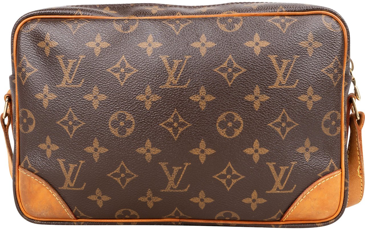 Louis Vuitton Louis Vuitton Canvas Monogram Trocadero 27 Crossbody Bag Bruin