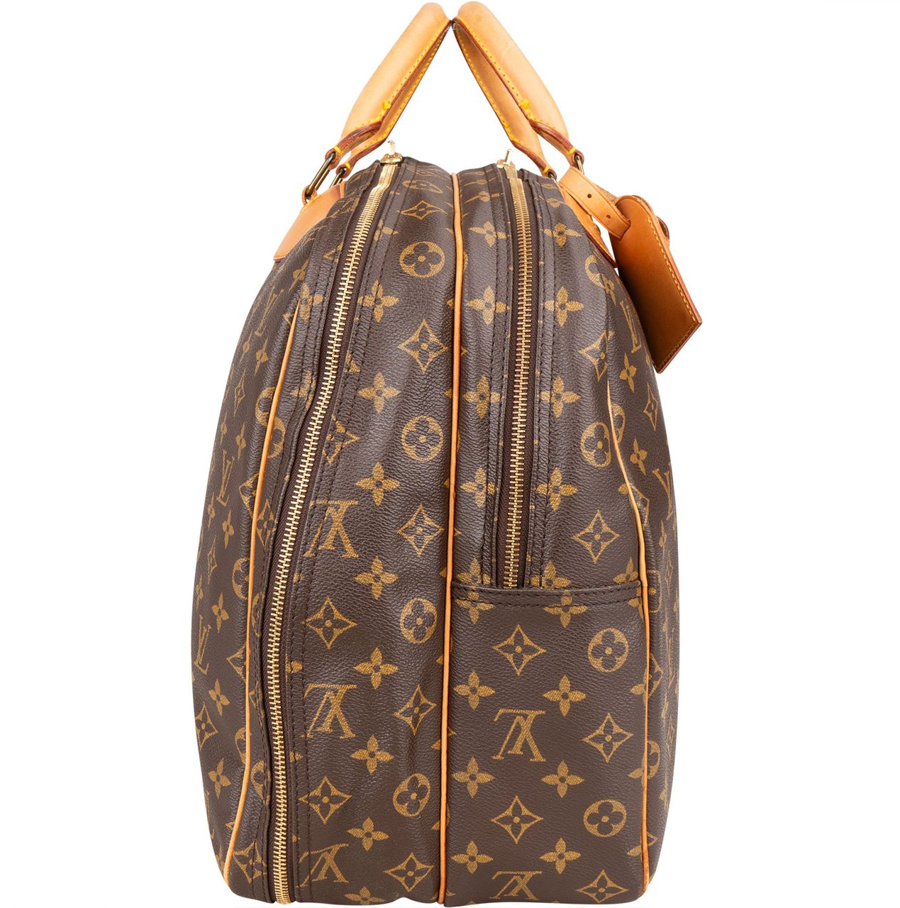 Louis Vuitton Louis Vuitton Canvas Monogram Alize Travel Bag Bruin