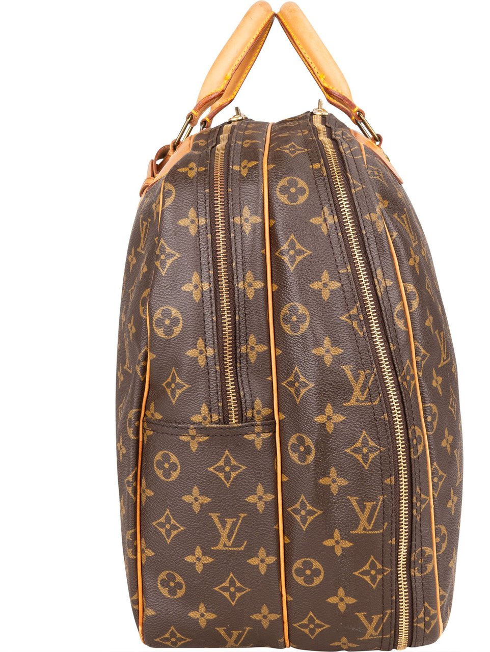 Louis Vuitton Louis Vuitton Canvas Monogram Alize Travel Bag Bruin