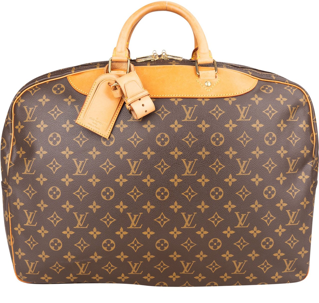 Louis Vuitton Louis Vuitton Canvas Monogram Alize Travel Bag Bruin