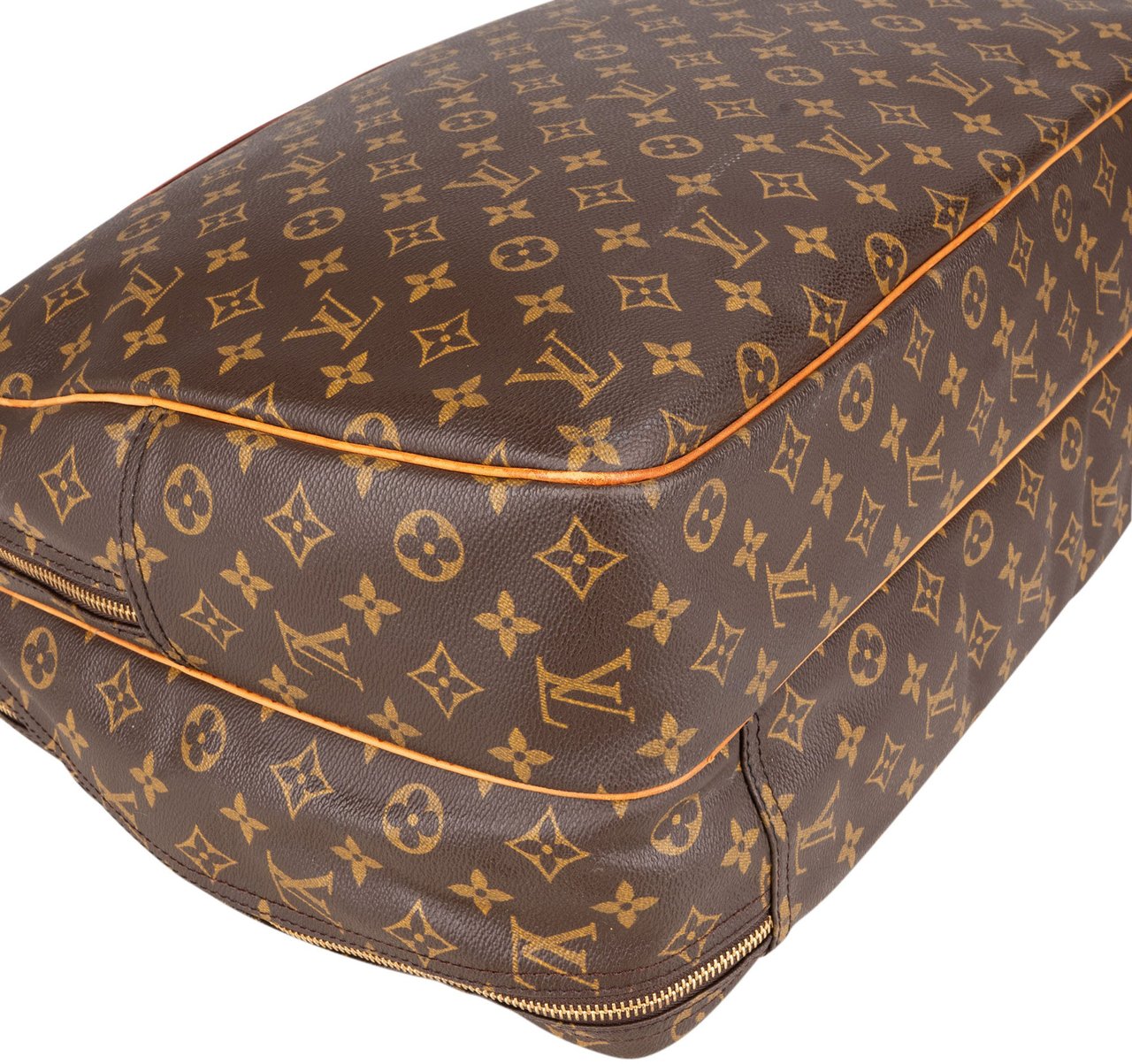 Louis Vuitton Louis Vuitton Canvas Monogram Alize Travel Bag Bruin