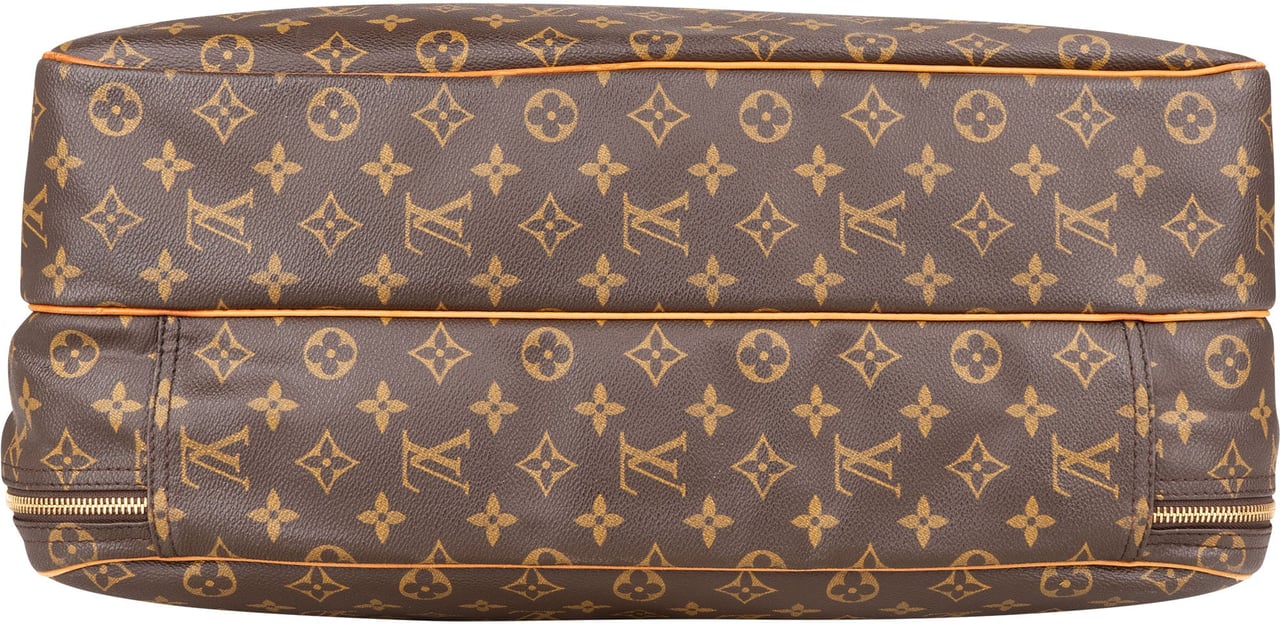Louis Vuitton Louis Vuitton Canvas Monogram Alize Travel Bag Bruin