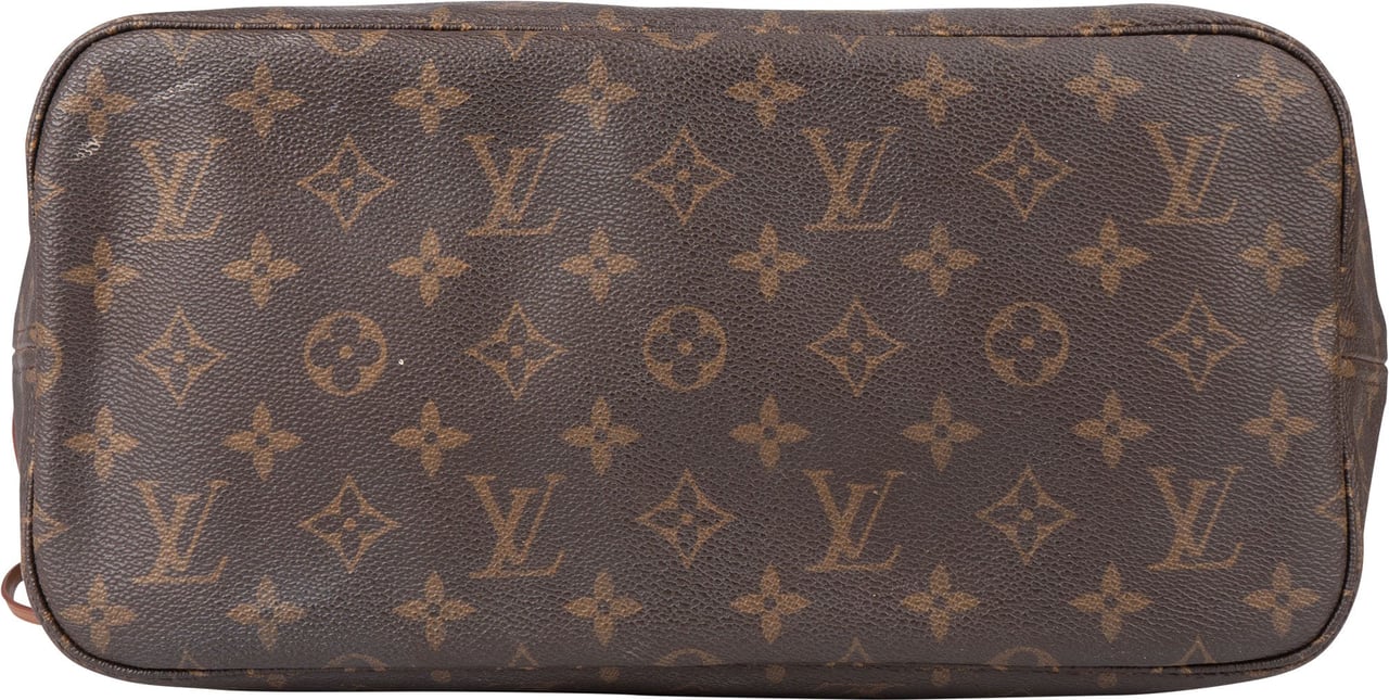 Louis Vuitton Louis Vuitton Canvas Monogram Neverfull MM Shopper Handbag Bruin