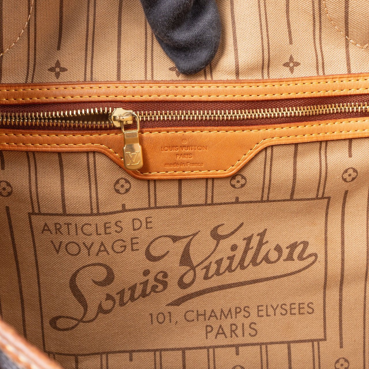 Louis Vuitton Louis Vuitton Canvas Monogram Neverfull MM Shopper Handbag Bruin