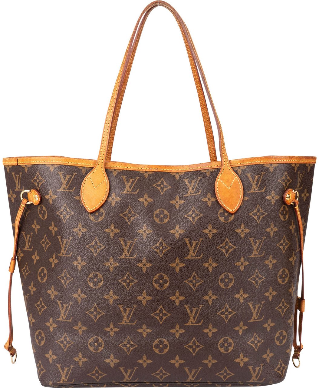 Louis Vuitton Louis Vuitton Canvas Monogram Neverfull MM Shopper Handbag Bruin