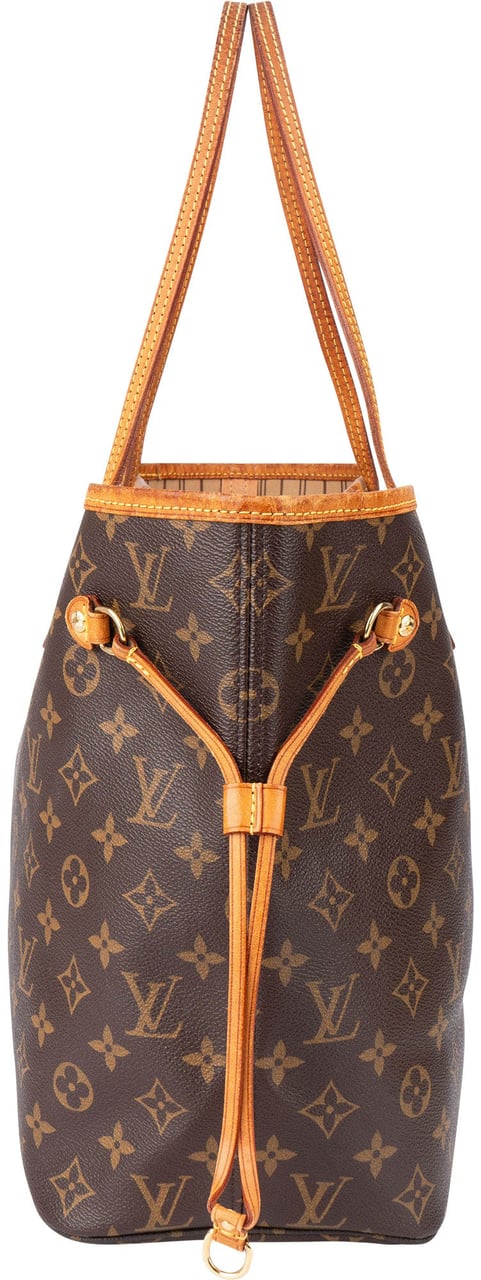 Louis Vuitton Louis Vuitton Canvas Monogram Neverfull MM Shopper Handbag Bruin