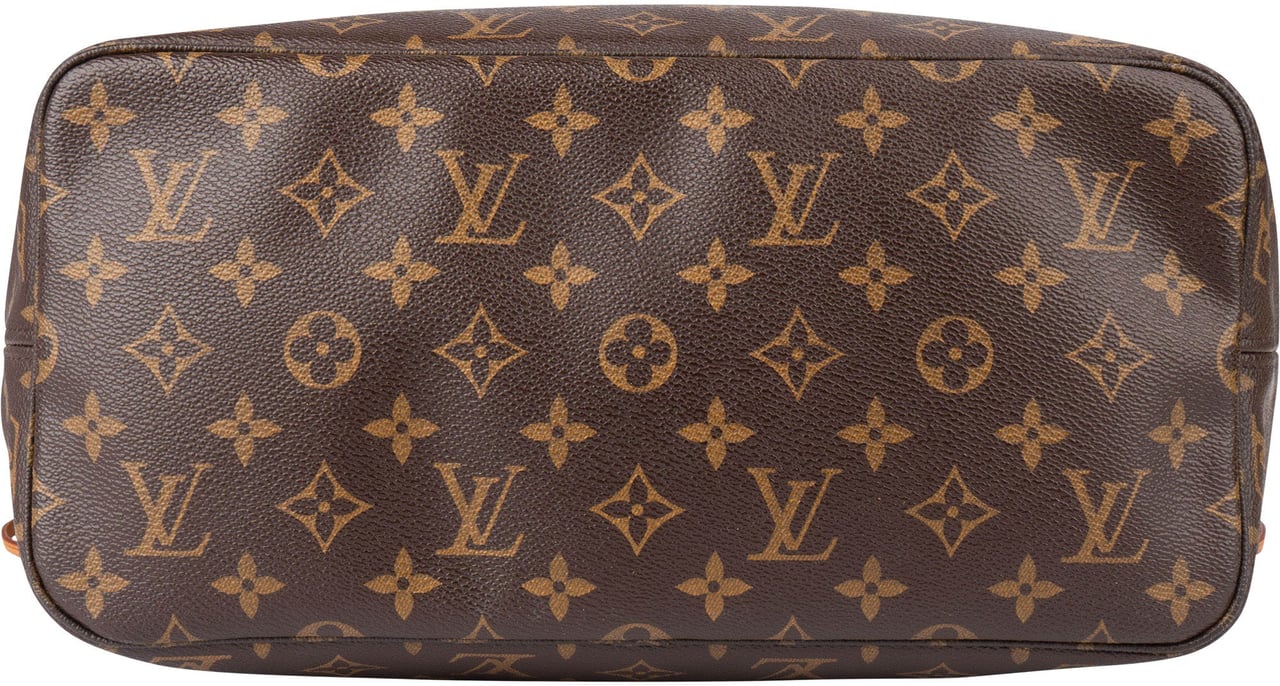 Louis Vuitton Louis Vuitton Canvas Monogram Neverfull MM Shopper Handbag Bruin