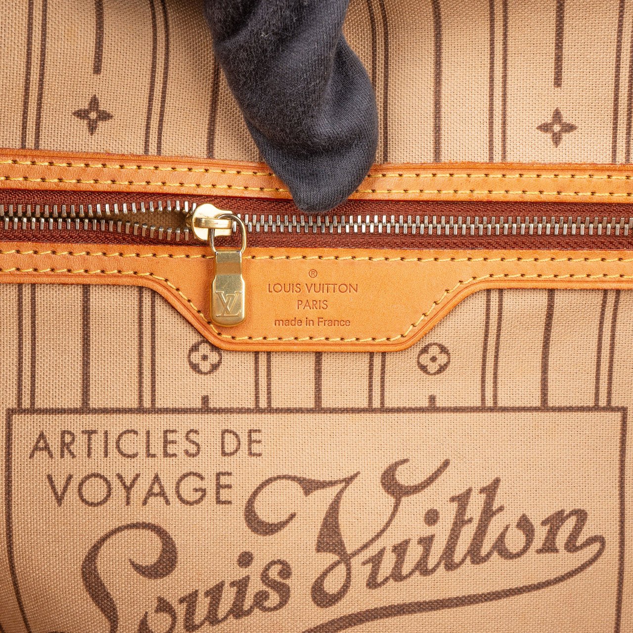 Louis Vuitton Louis Vuitton Canvas Monogram Neverfull MM Shopper Handbag Bruin