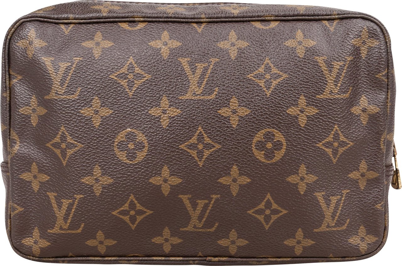 Louis Vuitton Louis Vuitton Canvas Monogram Trousse Toilette 23 Clutch Bruin