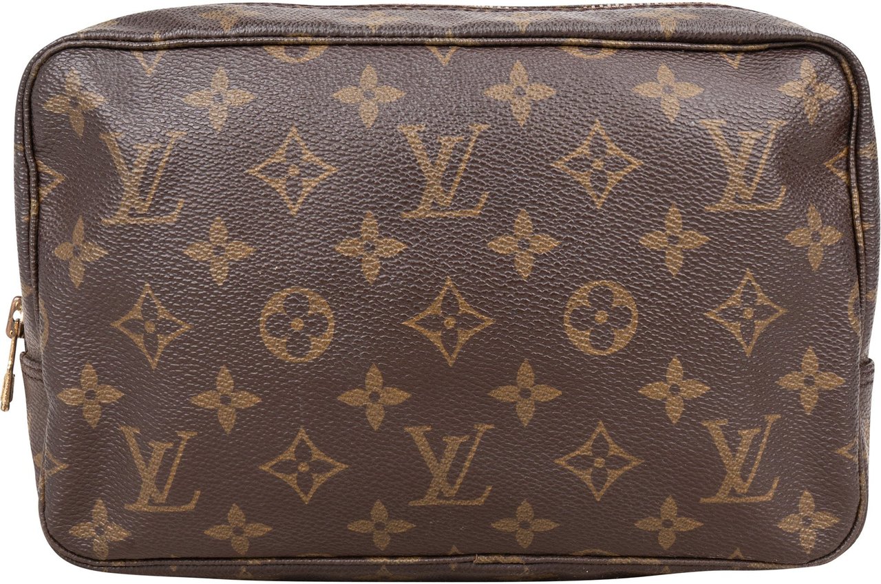 Louis Vuitton Louis Vuitton Canvas Monogram Trousse Toilette 23 Clutch Bruin