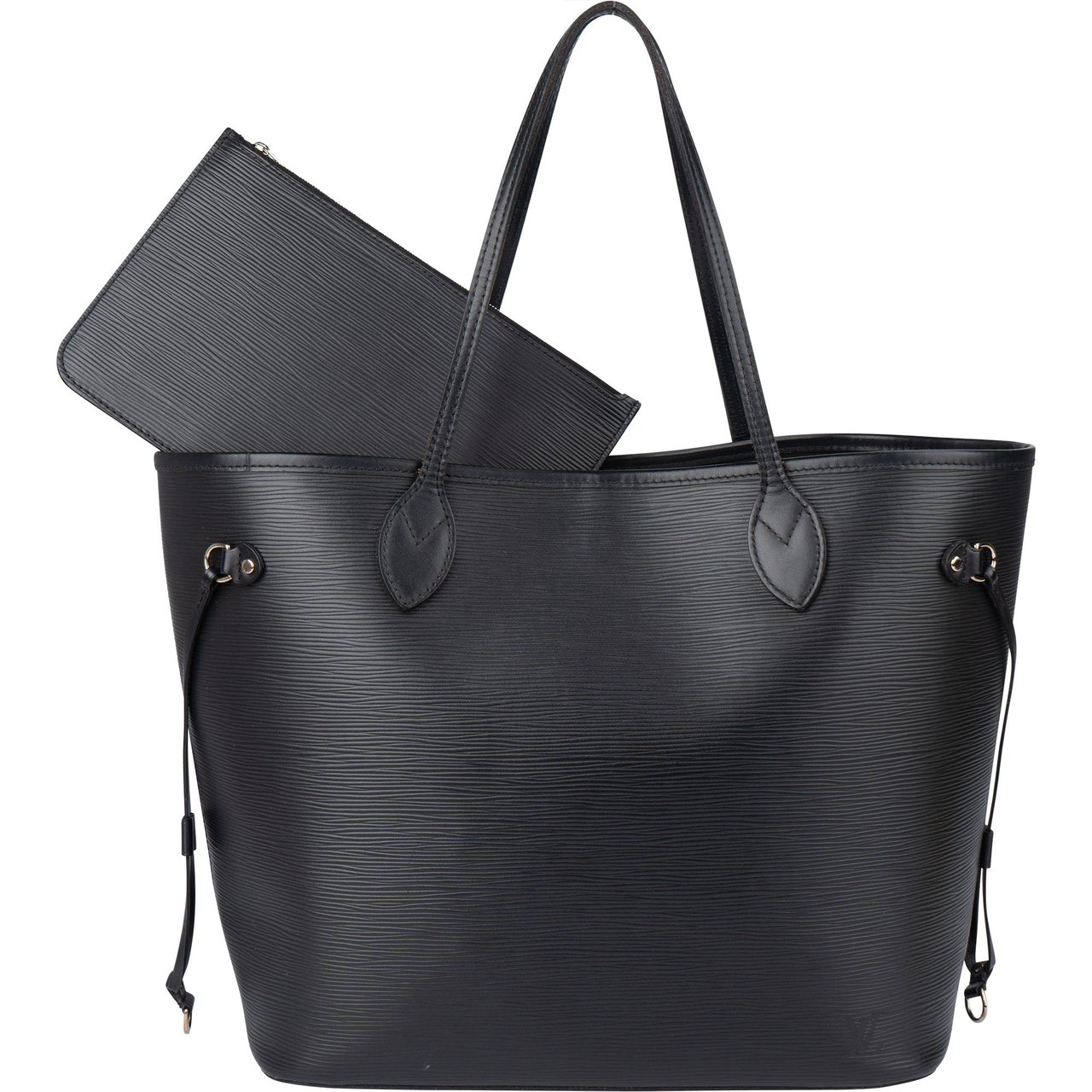 Louis Vuitton Louis Vuitton Epi Leather Neverfull MM Shopper Handbag Zwart