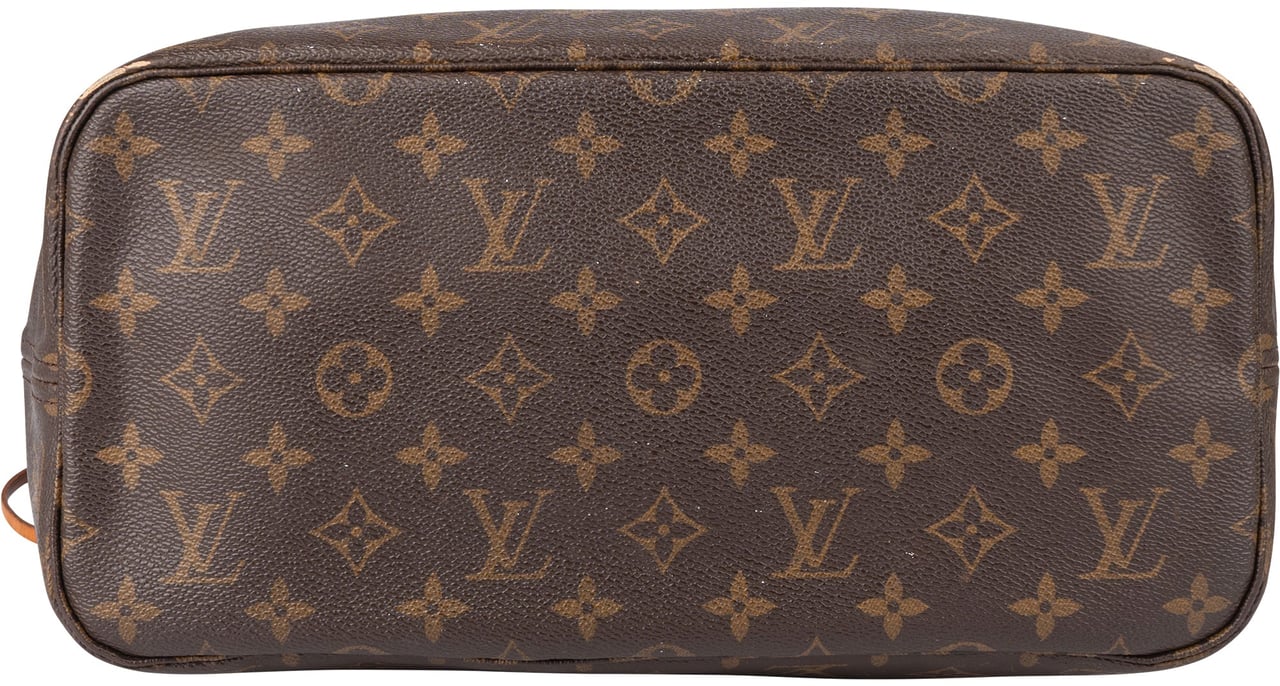 Louis Vuitton Louis Vuitton Canvas Monogram Neverfull MM Shopper Handbag Bruin