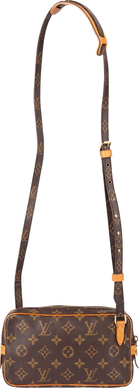 Louis Vuitton Louis Vuitton Canvas Monogram Marly Crossbody Bag Bruin
