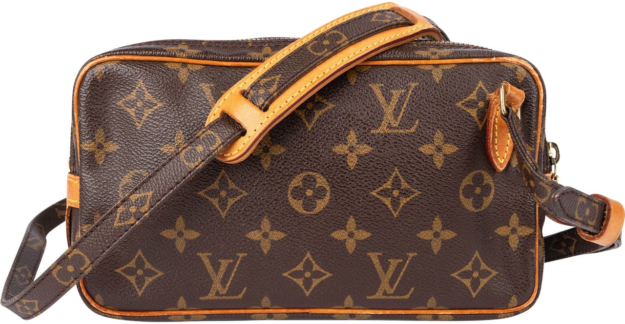 Louis Vuitton Louis Vuitton Canvas Monogram Marly Crossbody Bag Bruin