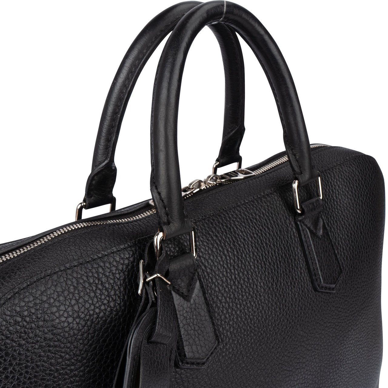 Louis Vuitton Louis Vuitton Noir Taurillon Armand Business Handbag Zwart