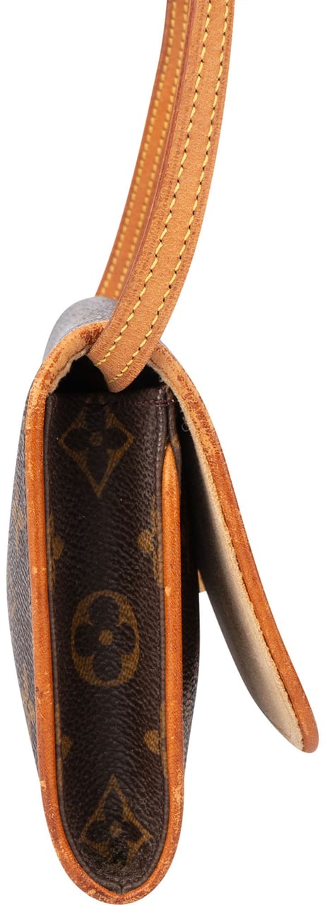 Louis Vuitton Louis Vuitton Canvas Monogram Twin Pochette Crossbody Bag Bruin