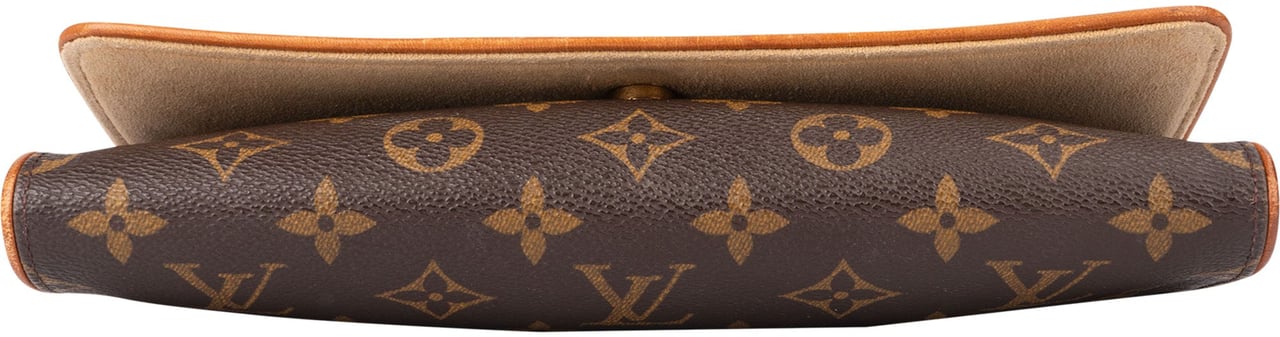 Louis Vuitton Louis Vuitton Canvas Monogram Twin Pochette Crossbody Bag Bruin