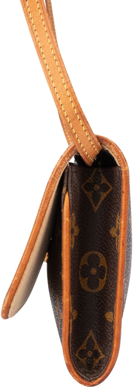 Louis Vuitton Louis Vuitton Canvas Monogram Twin Pochette Crossbody Bag Bruin