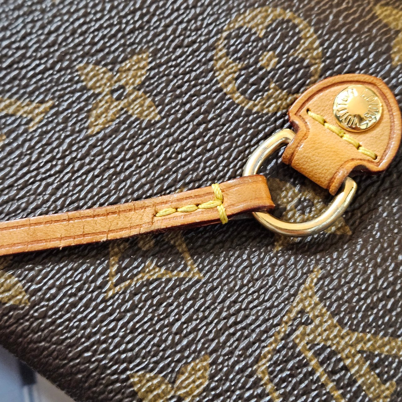 Louis Vuitton Louis Vuitton Canvas Monogram Neverfull MM Shopper Handbag Bruin