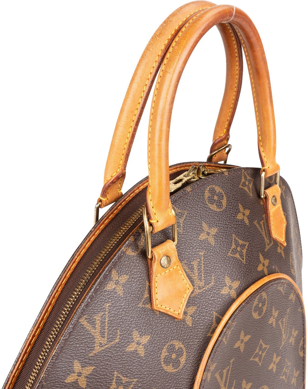 Louis Vuitton Louis Vuitton Canvas Monogram Ellipse MM Handbag Bruin