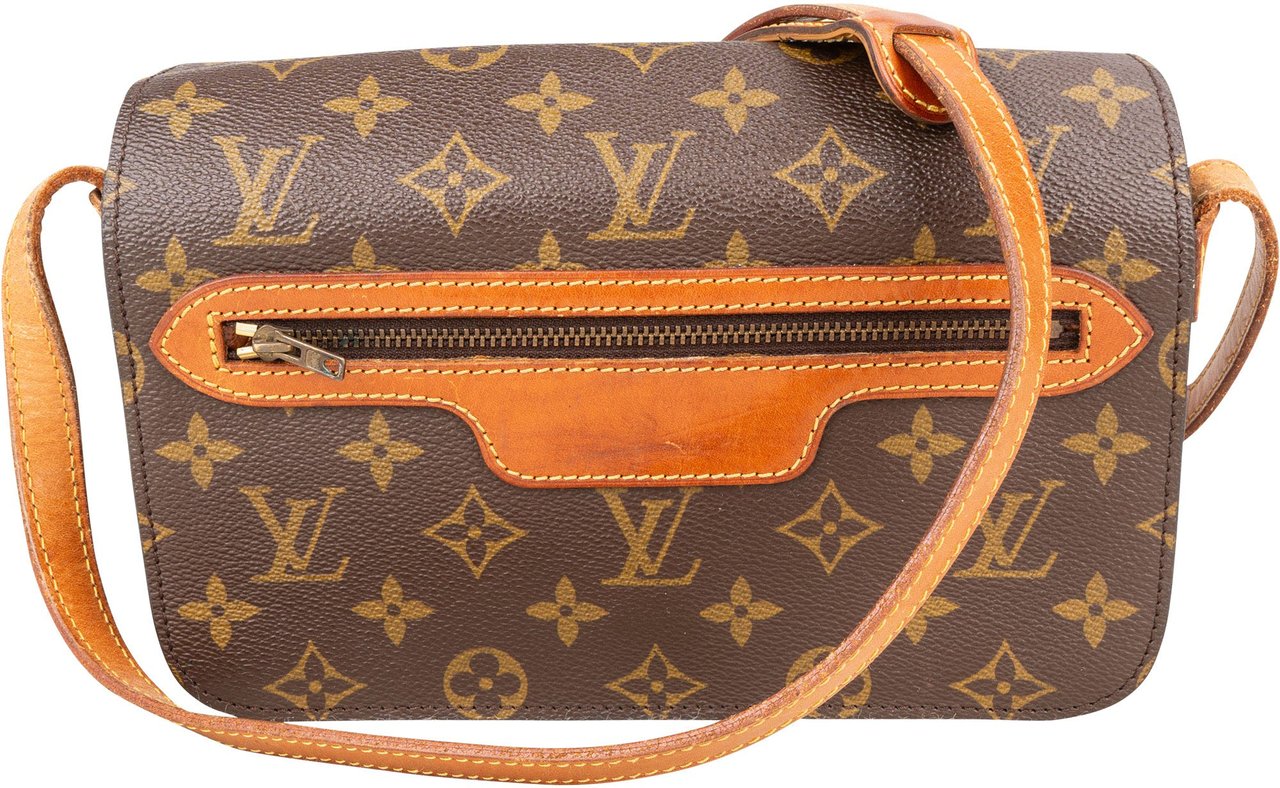 Louis Vuitton Louis Vuitton Canvas Monogram Saint Germain PM Crossbody Bag Bruin