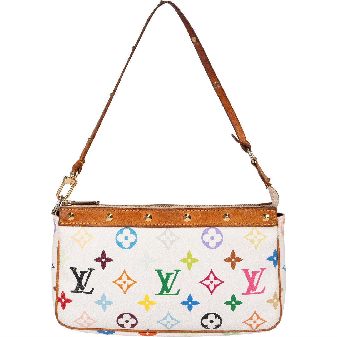Louis Vuitton Louis Vuitton Murakami Multicolor Monogram Pochette Accessoire Handbag Divers