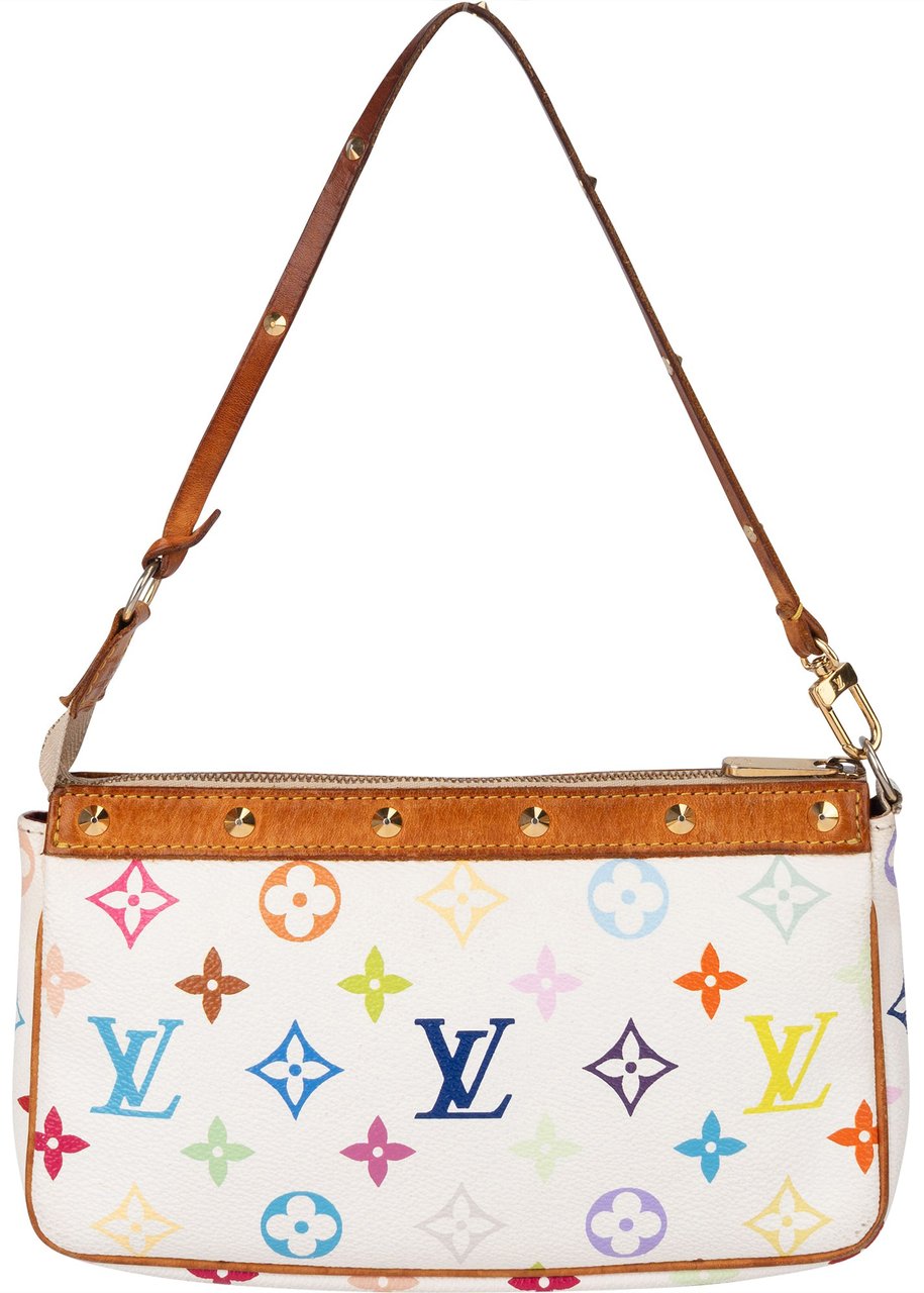 Louis Vuitton Louis Vuitton Murakami Multicolor Monogram Pochette Accessoire Handbag Divers