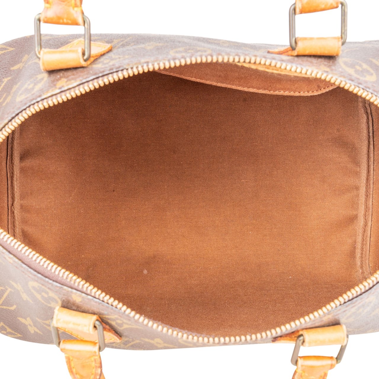 Louis Vuitton Louis Vuitton Canvas Monogram Speedy 30 Handbag Bruin