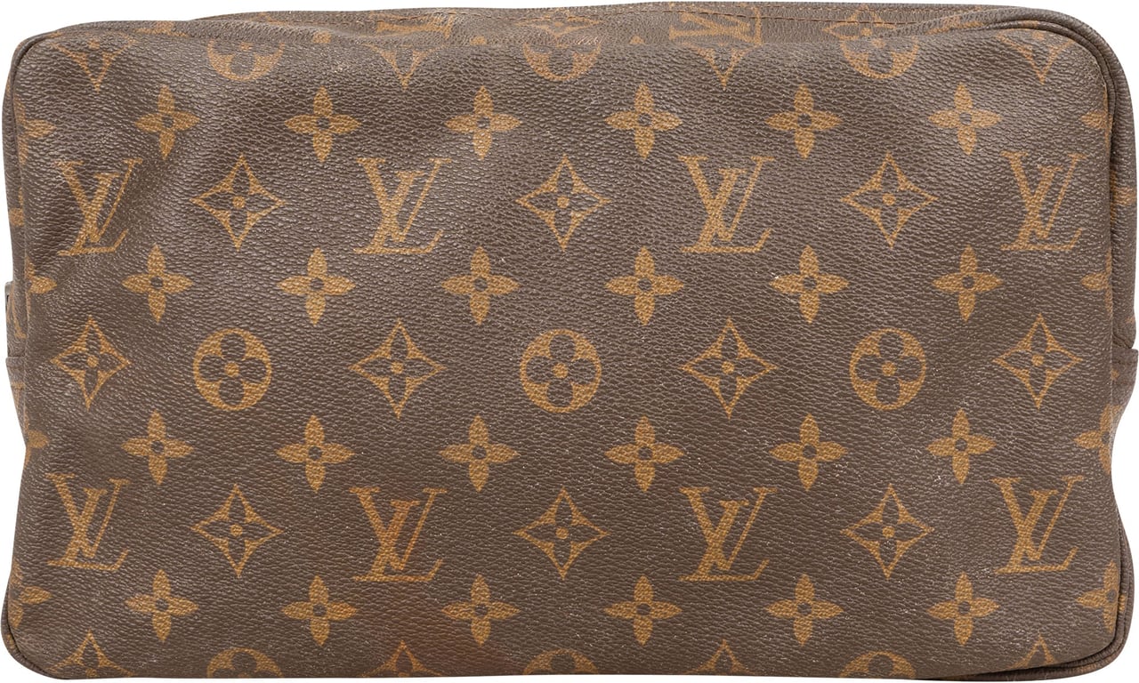 Louis Vuitton Louis Vuitton Canvas Monogram Trousse Toilette 28 Clutch Bruin