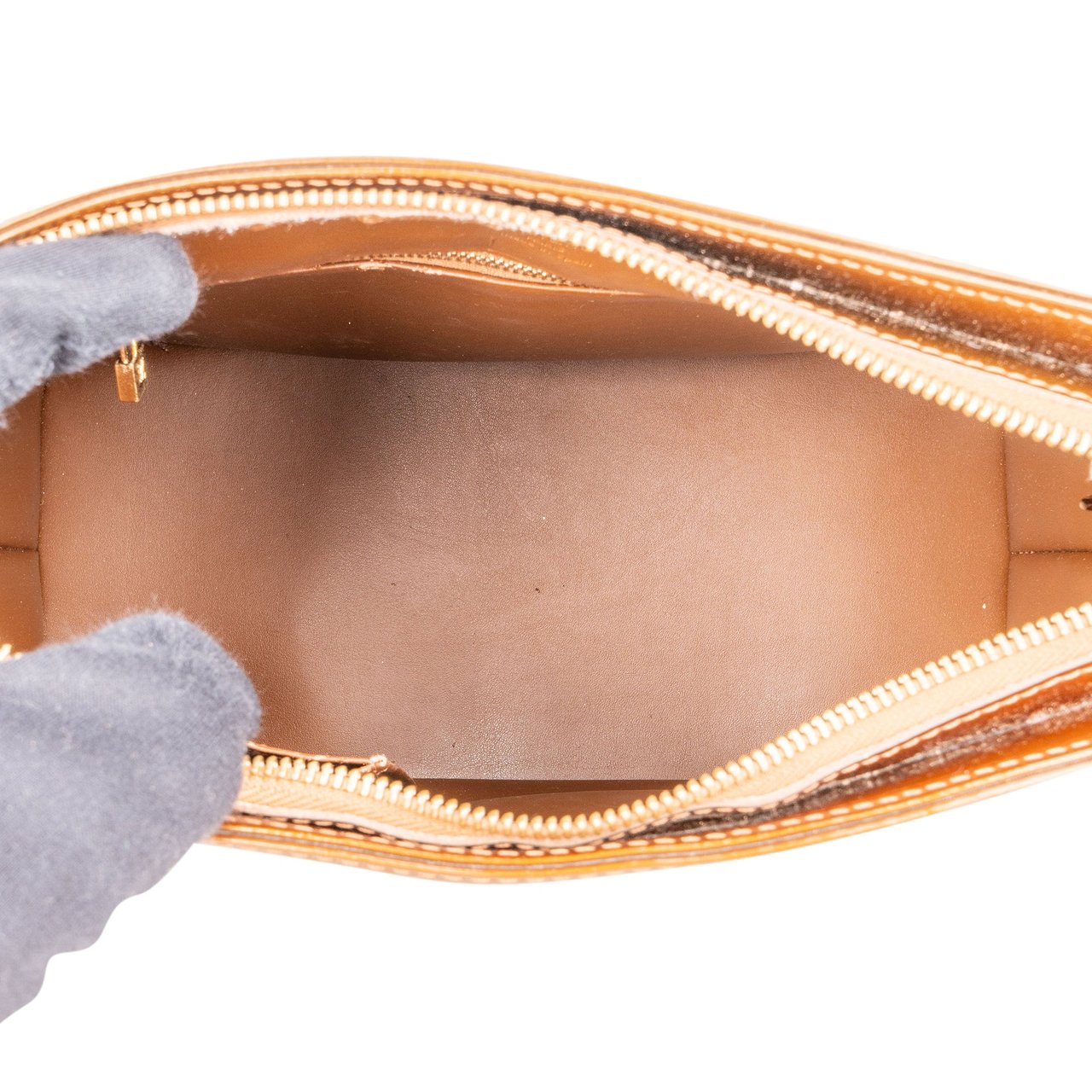 Louis Vuitton Louis Vuitton Vernis Monogram Houston Handbag Bruin