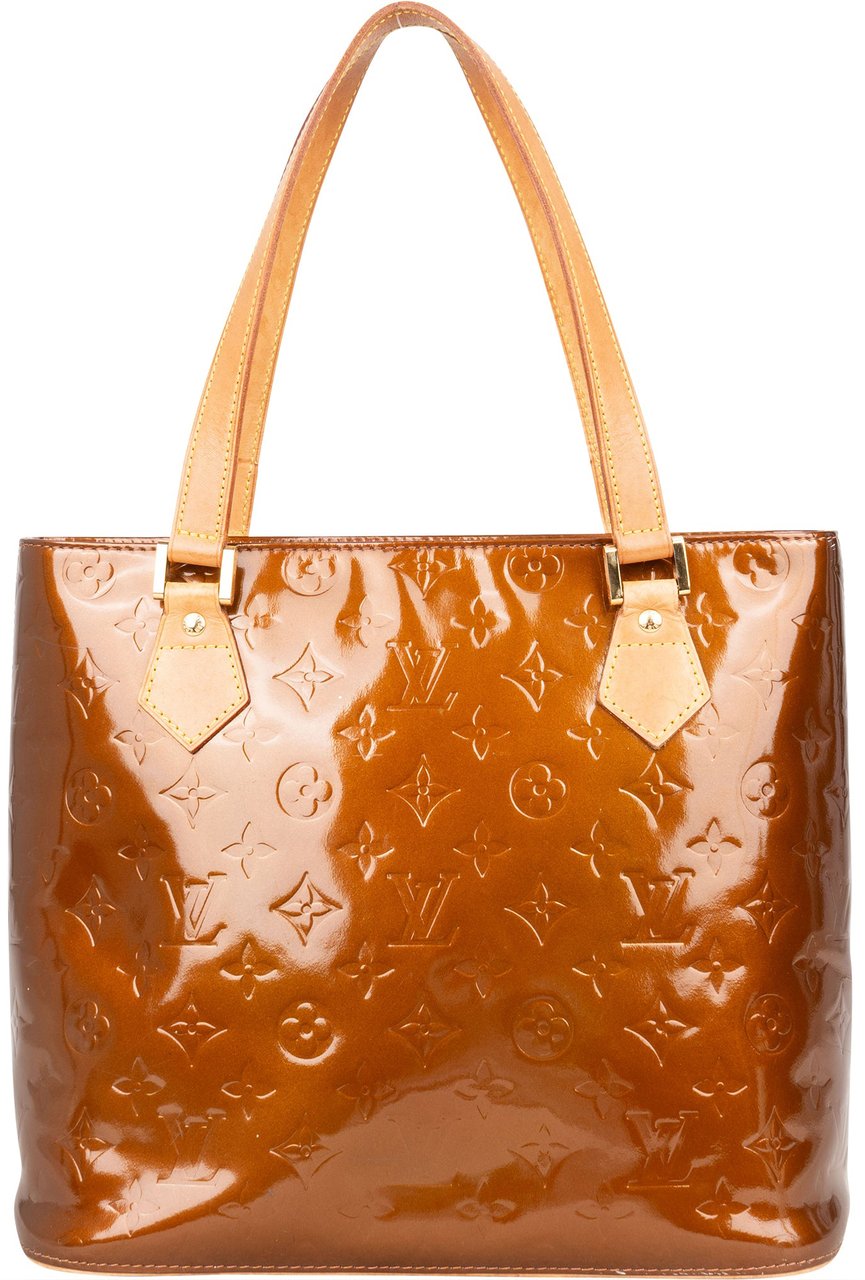 Louis Vuitton Louis Vuitton Vernis Monogram Houston Handbag Bruin