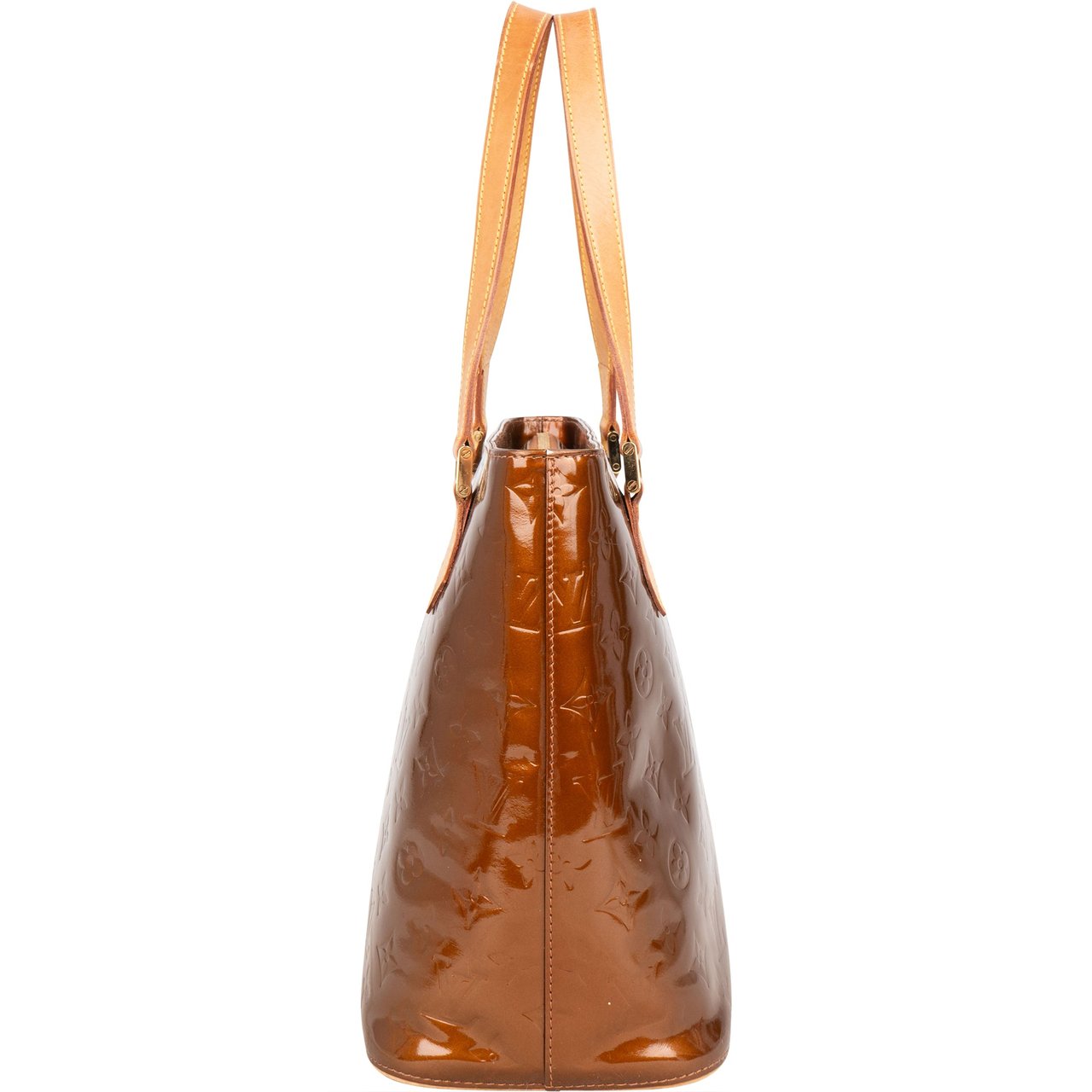 Louis Vuitton Louis Vuitton Vernis Monogram Houston Handbag Bruin