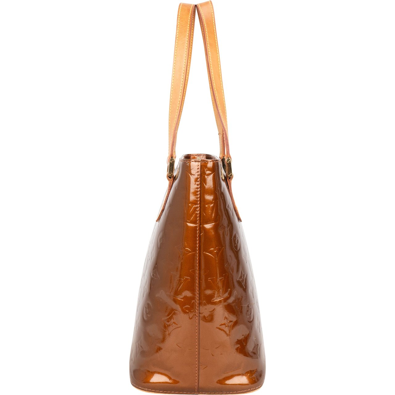 Louis Vuitton Louis Vuitton Vernis Monogram Houston Handbag Bruin