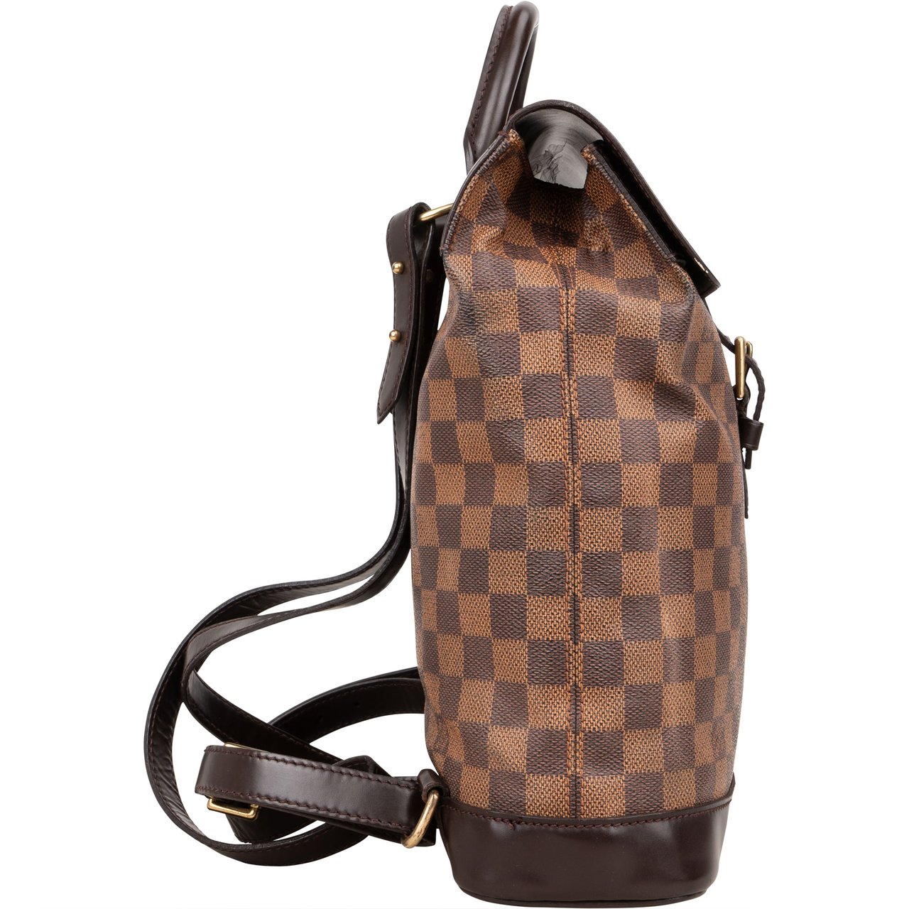 Louis Vuitton Louis Vuitton Damier Ebene Monogram Soho Backpack Bruin