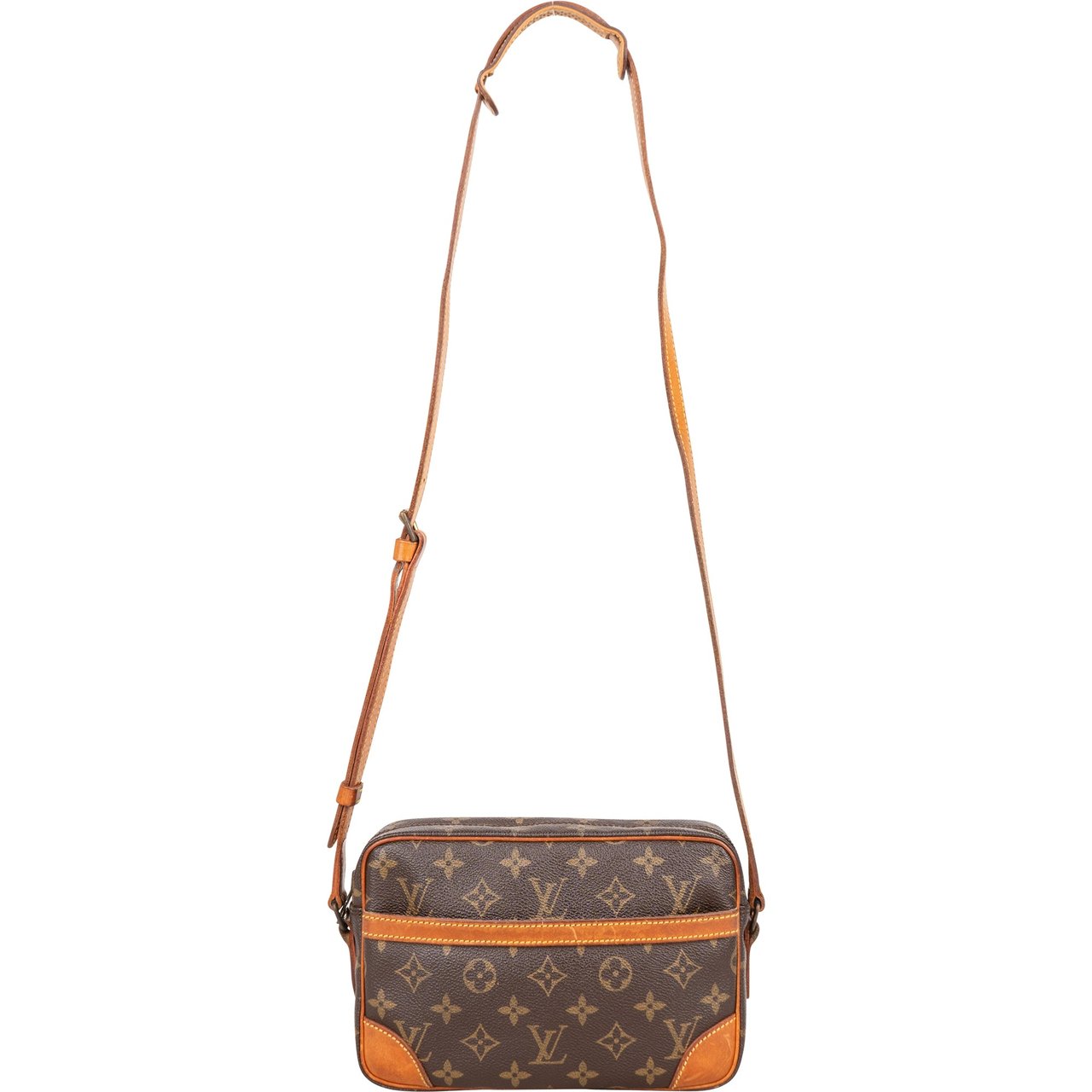 Louis Vuitton Louis Vuitton Canvas Monogram Trocadero 23 Crossbody Bag Bruin