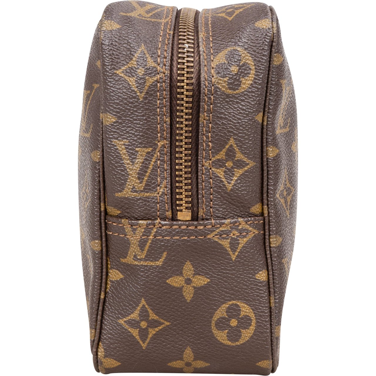 Louis Vuitton Louis Vuitton Canvas Monogram Trousse Toilette 28 Clutch Bruin