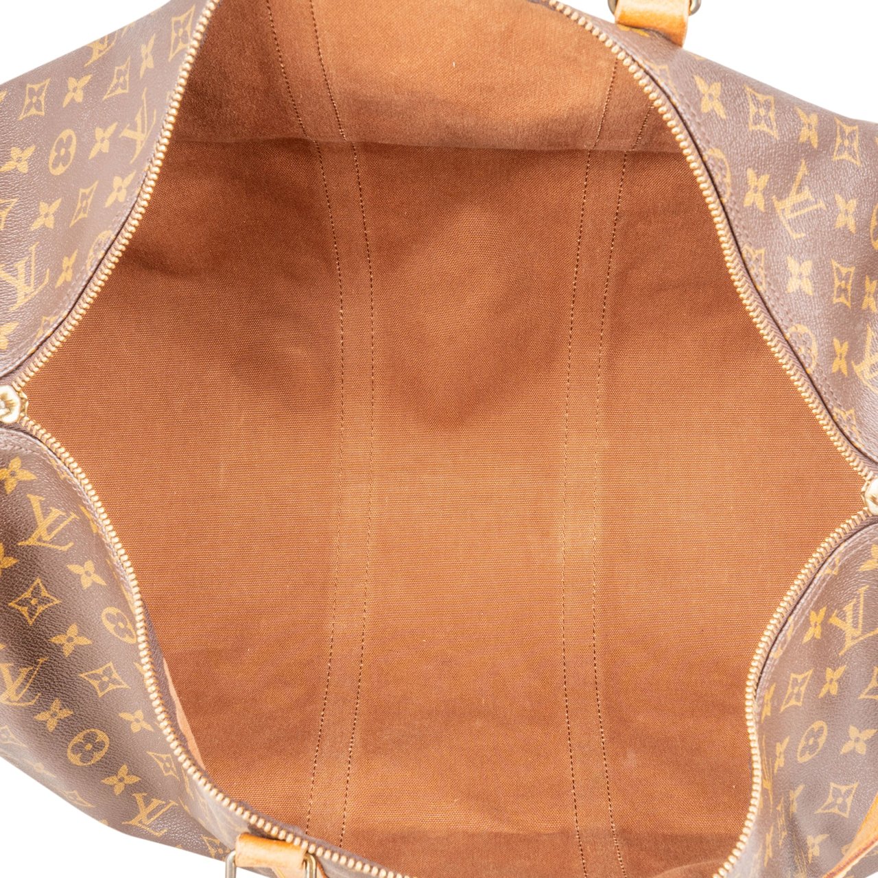Louis Vuitton Louis Vuitton Canvas Monogram Keepall 55 Bandouliere Bruin