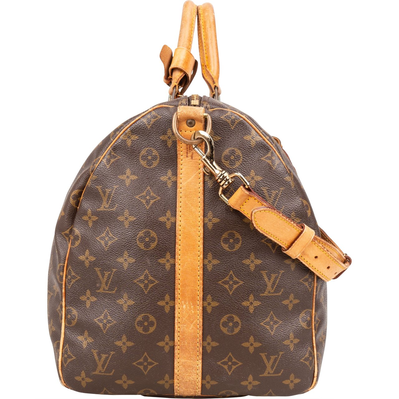 Louis Vuitton Louis Vuitton Canvas Monogram Keepall 55 Bandouliere Bruin