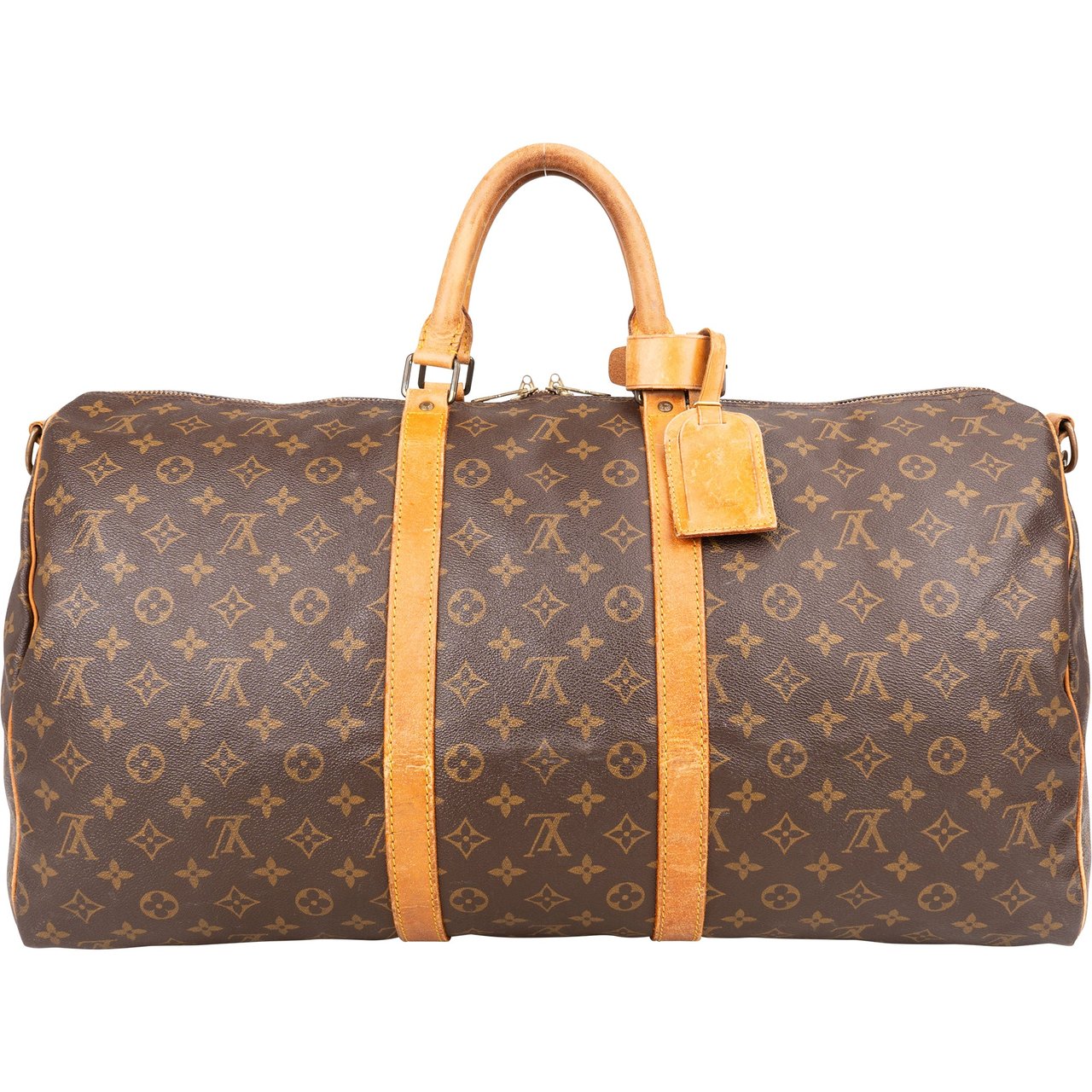 Louis Vuitton Louis Vuitton Canvas Monogram Keepall 55 Bandouliere Bruin