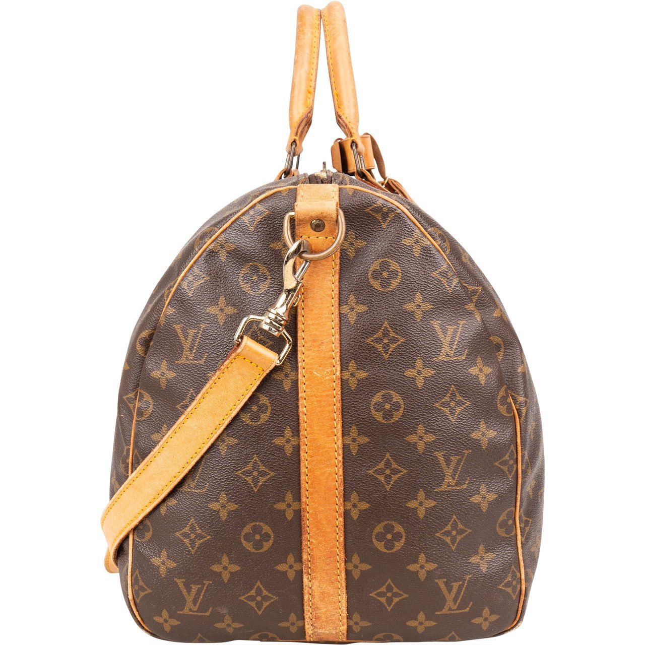 Louis Vuitton Louis Vuitton Canvas Monogram Keepall 55 Bandouliere Bruin