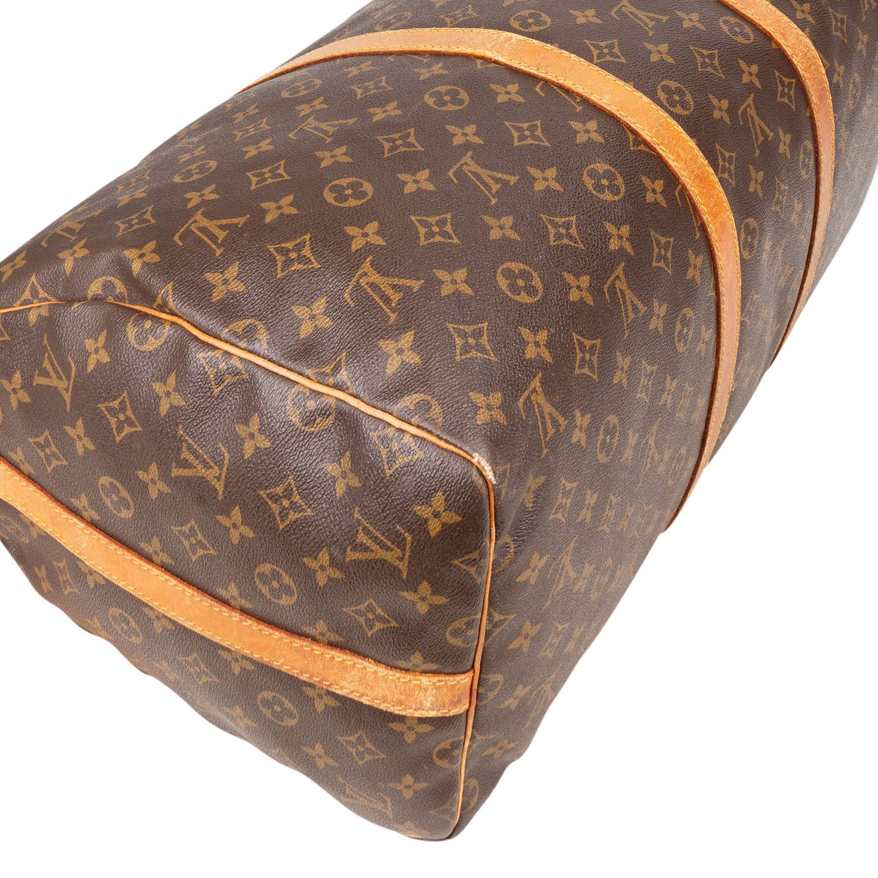 Louis Vuitton Louis Vuitton Canvas Monogram Keepall 55 Bandouliere Bruin