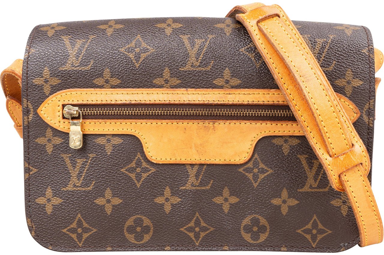 Louis Vuitton Louis Vuitton Canvas Monogram Saint Germain PM Crossbody Bag Bruin