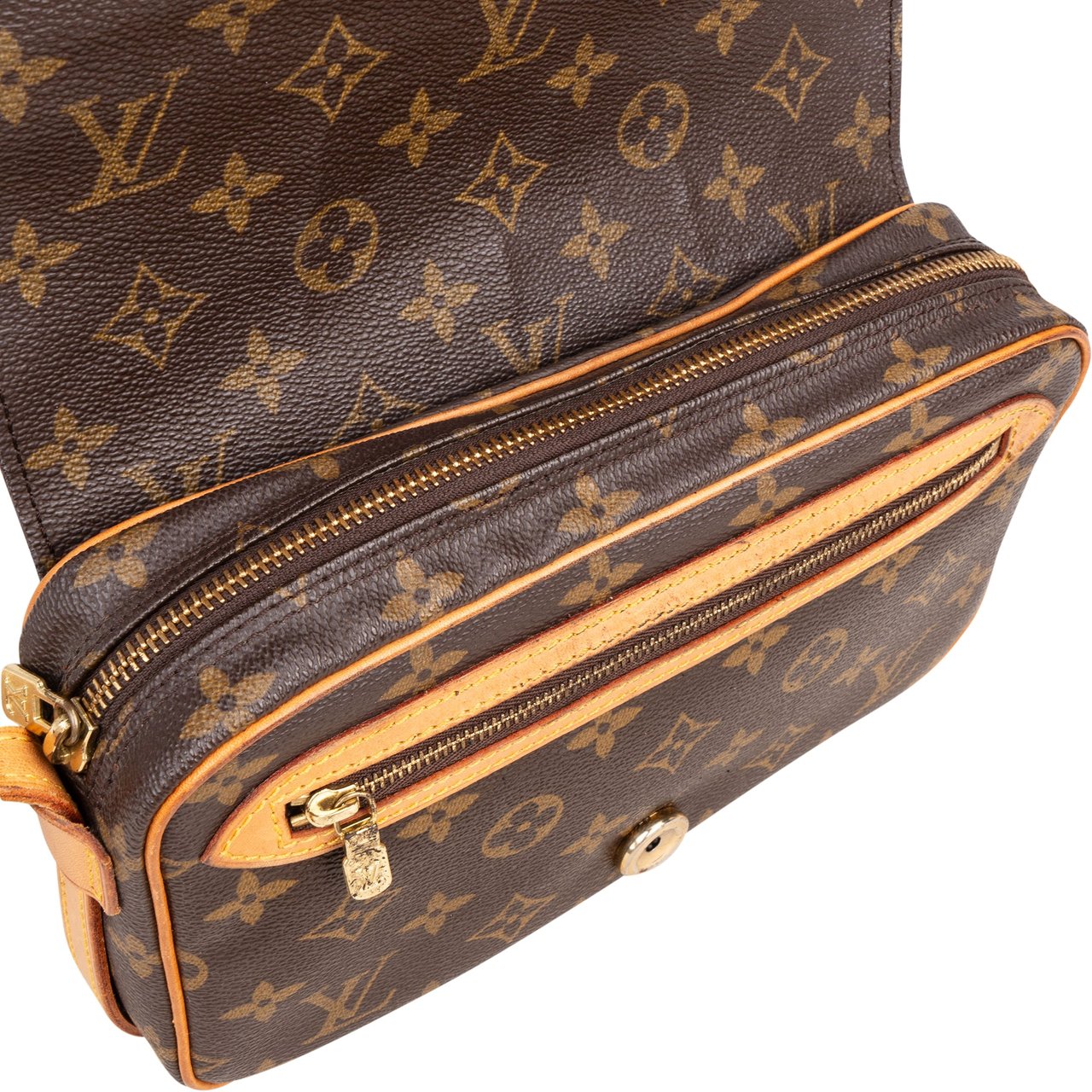 Louis Vuitton Louis Vuitton Canvas Monogram Saint Germain PM Crossbody Bag Bruin