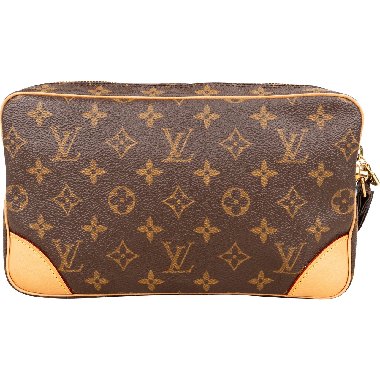 Louis Vuitton Louis Vuitton Canvas Monogram Marly Dragonne Clutch Bruin