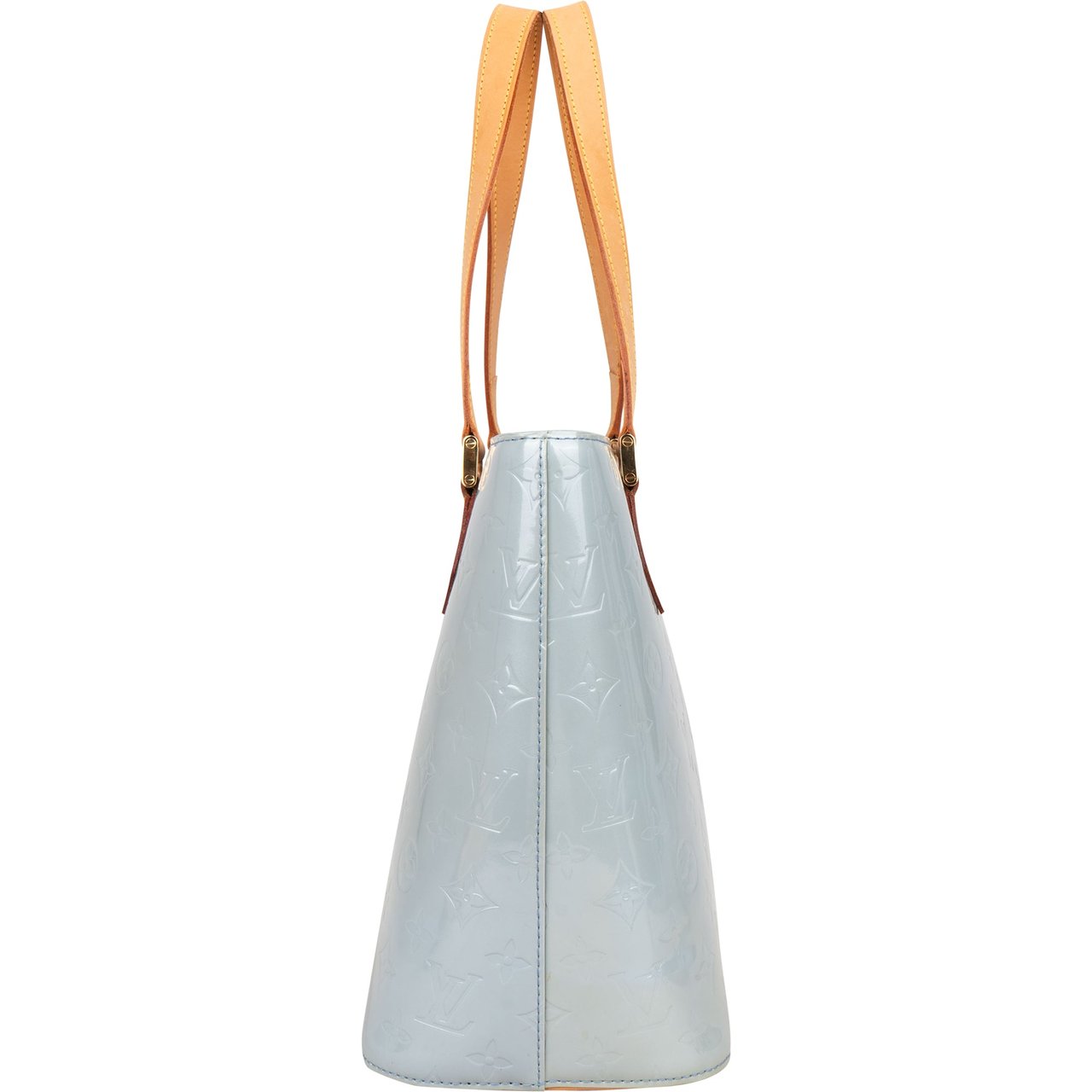 Louis Vuitton Louis Vuitton Vernis Monogram Houston Handbag Blauw